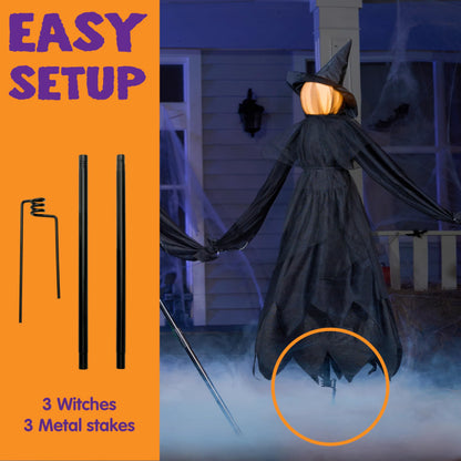 5FT Halloween Witch Outdoor Decoration