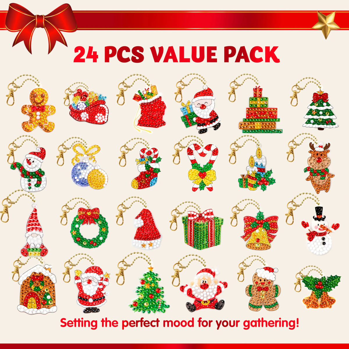 Christmas Advent Calendar Diamond Painting Kit