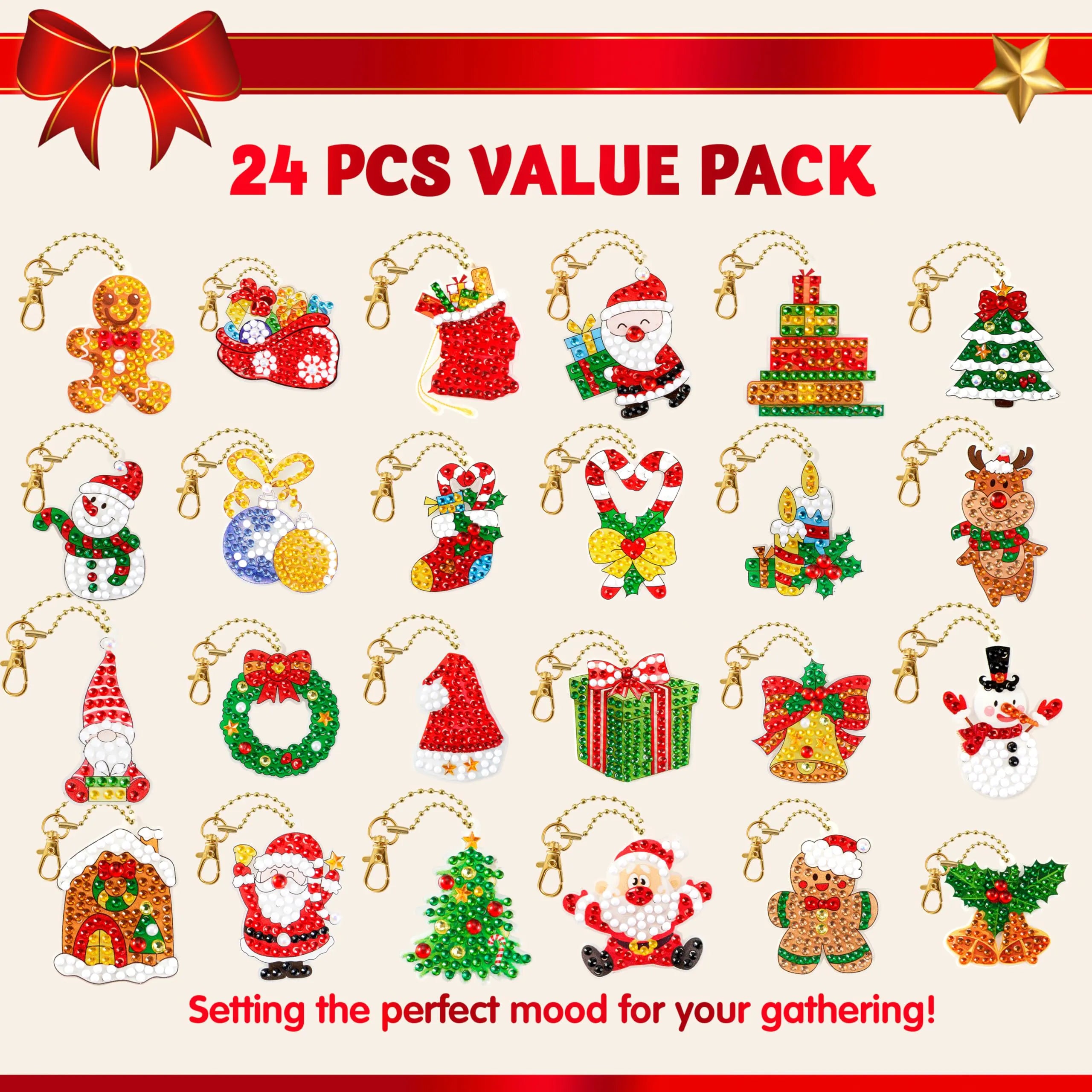 Christmas Advent Calendar Diamond Painting Kit