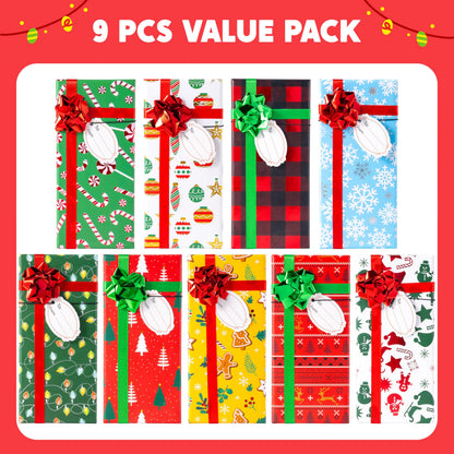 9-Piece Christmas Gift Card Box Holder