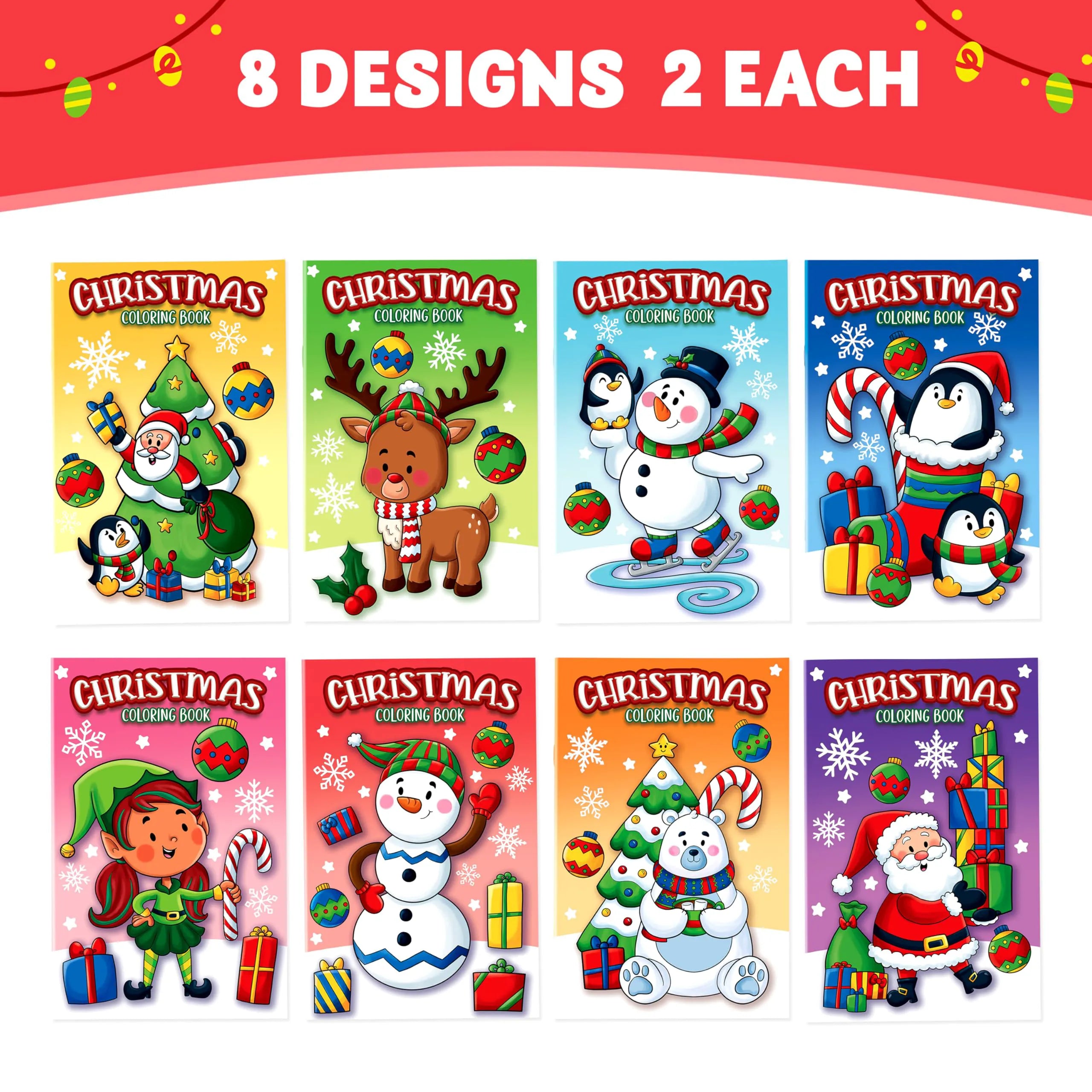 16 Christmas Coloring Books for Kids