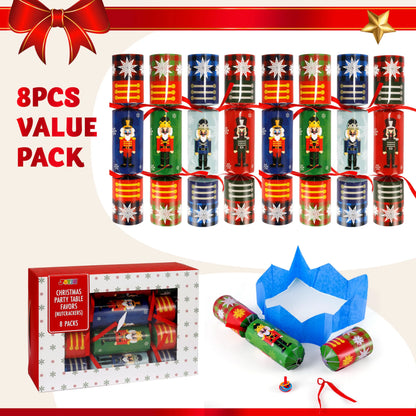 Christmas Party Table Favors (Nutcrackers) - 8 Pack