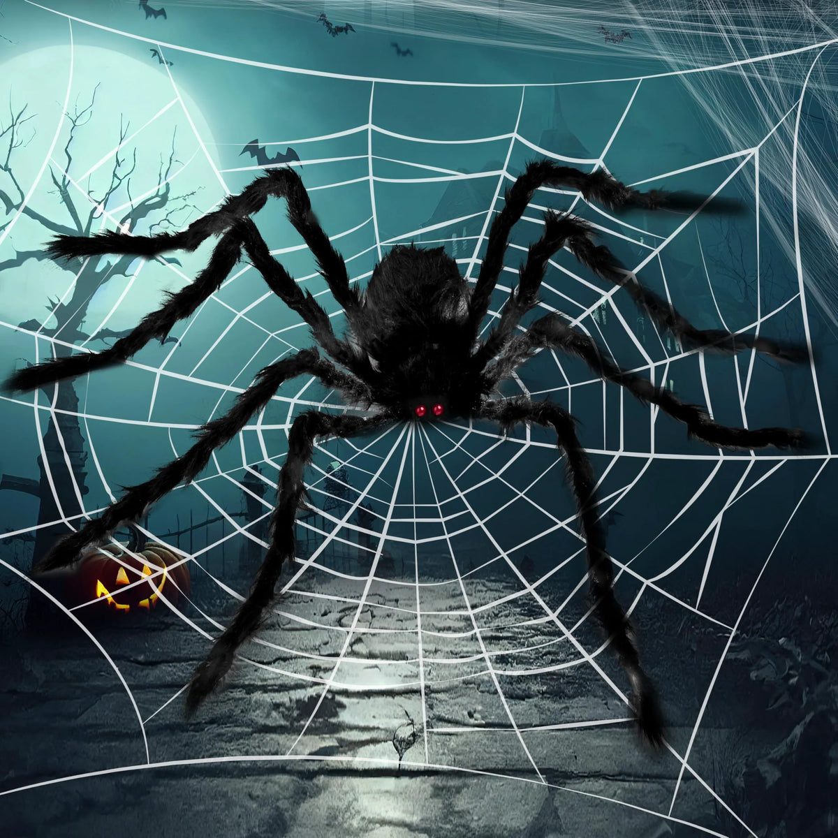 9-Foot Halloween Spider Outdoor Decoration