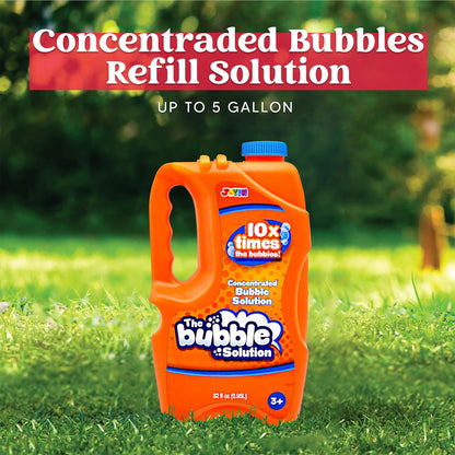 JOYIN 32 oz Bubble Solution Refill (Makes Up to 2.5 Gallons) - Big Bubble Solution