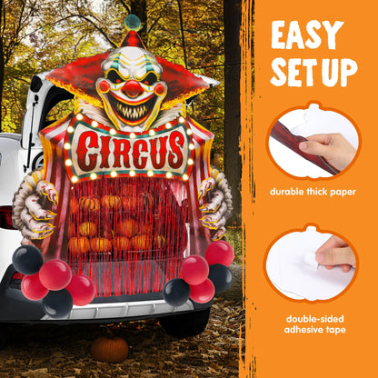 Halloween Clown Circus Carnival Decoration Kit
