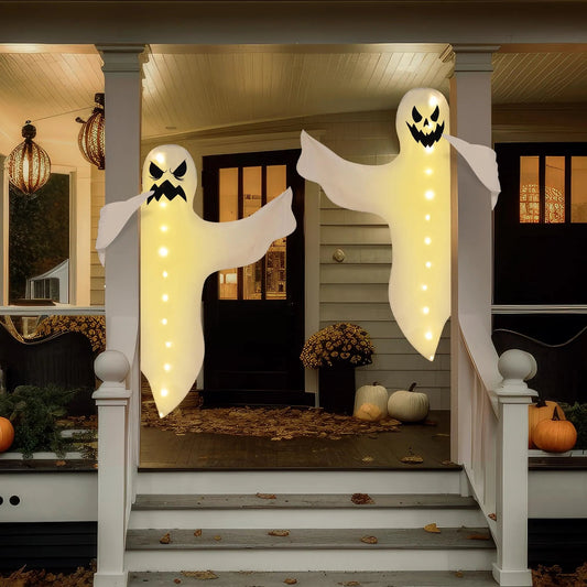 2-Pack 47-Inch Halloween Lighted Tree Wrap Decoration