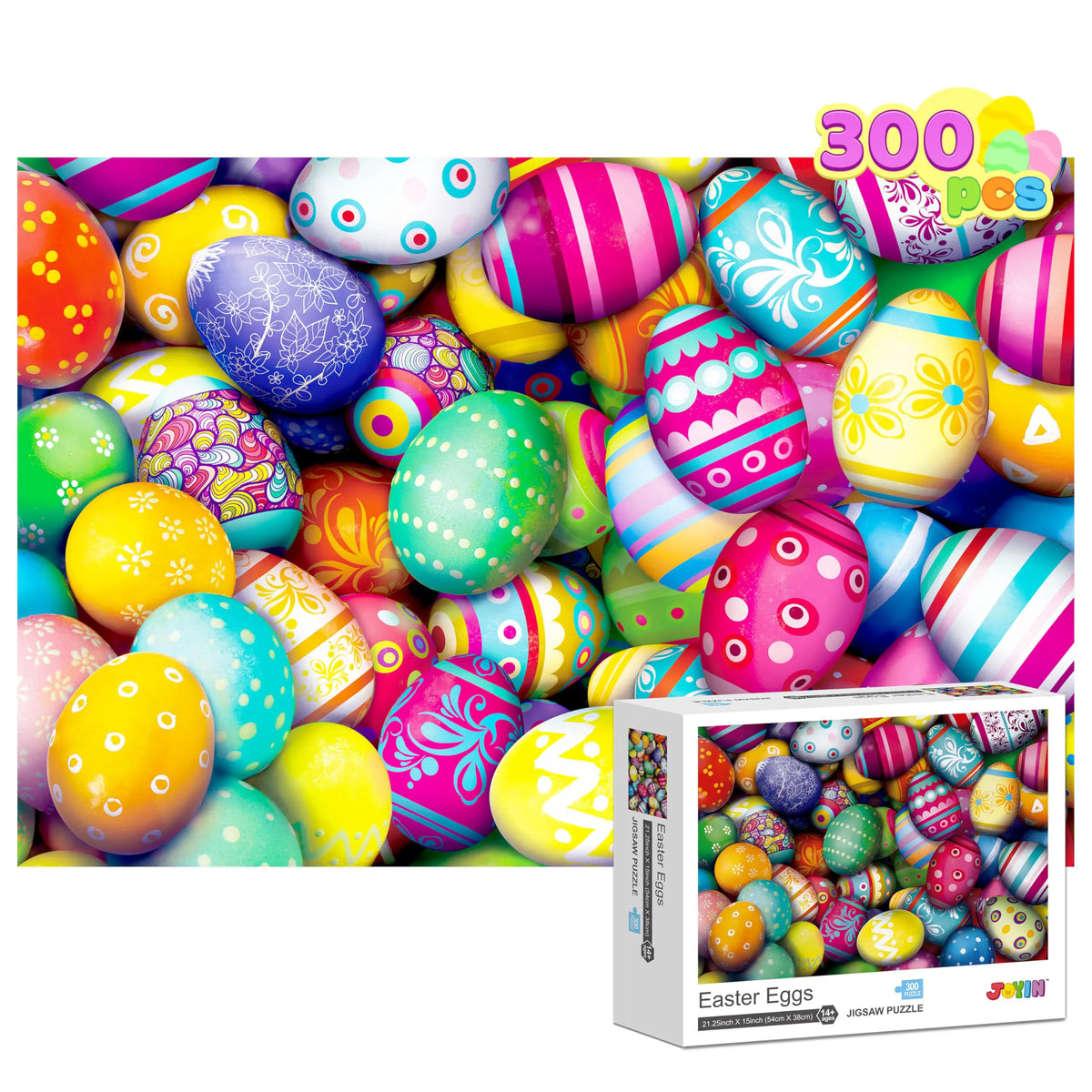300-Piece Large Jigsaw Puzzle for Easter Party & Kids Gifts