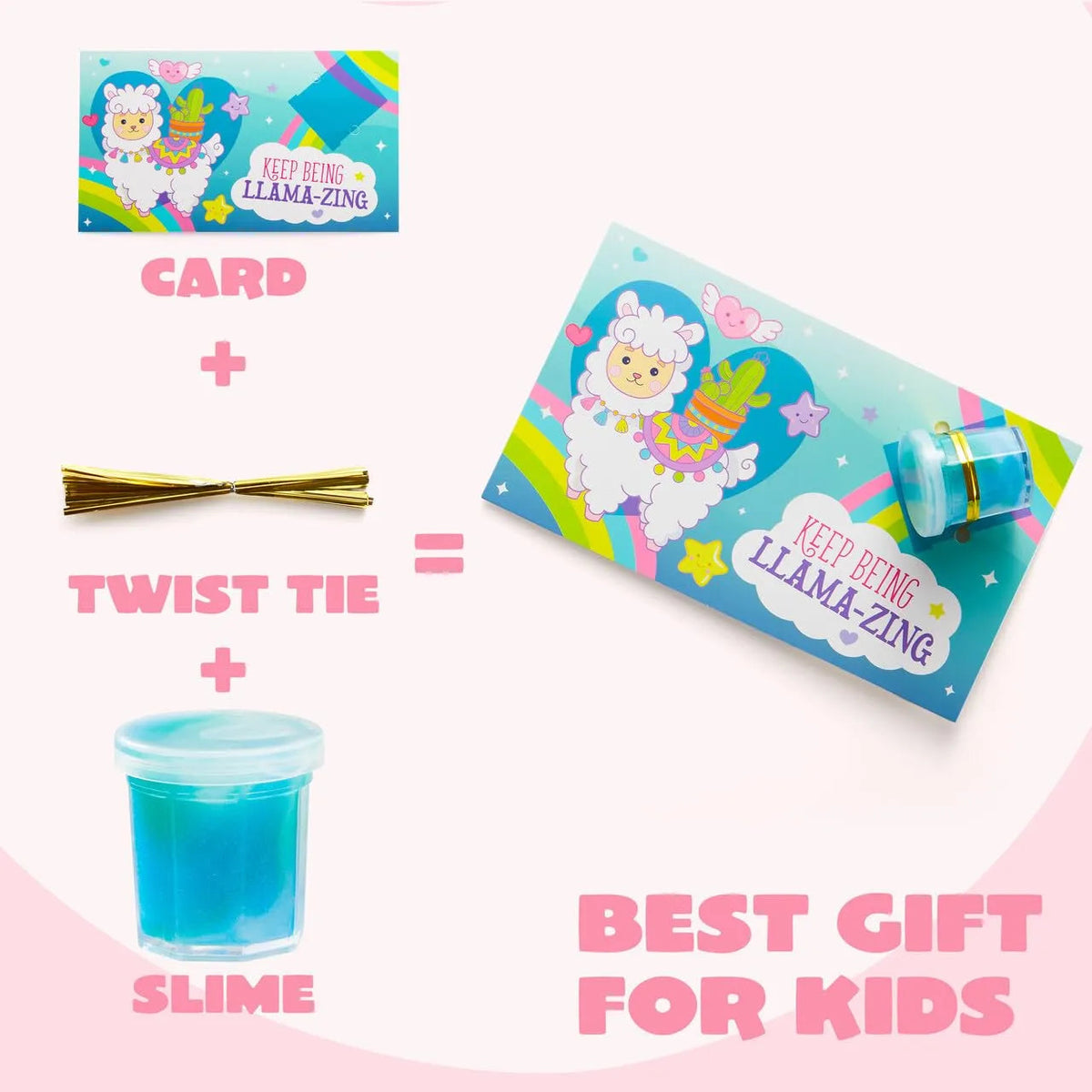 30-Pack Fantasy Slime with Cards - Stress Relief Fidget Toy