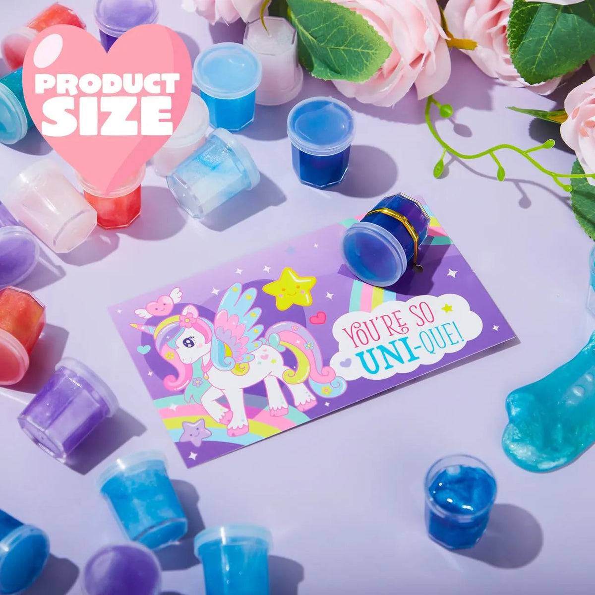 30-Pack Fantasy Slime with Cards - Stress Relief Fidget Toy