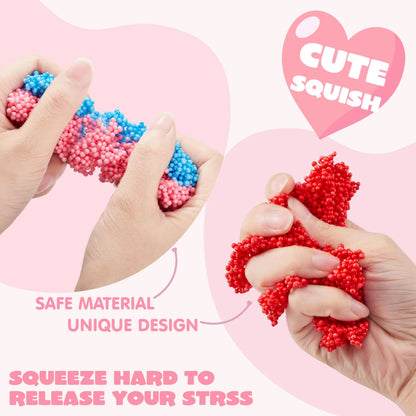 30 Valentine's Day Gift Cards with Foam for Gift Exchange Prizes
