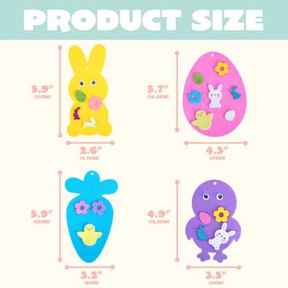 324 Pcs Easter Foam Stickers for Kids Crafts & Party Decor
