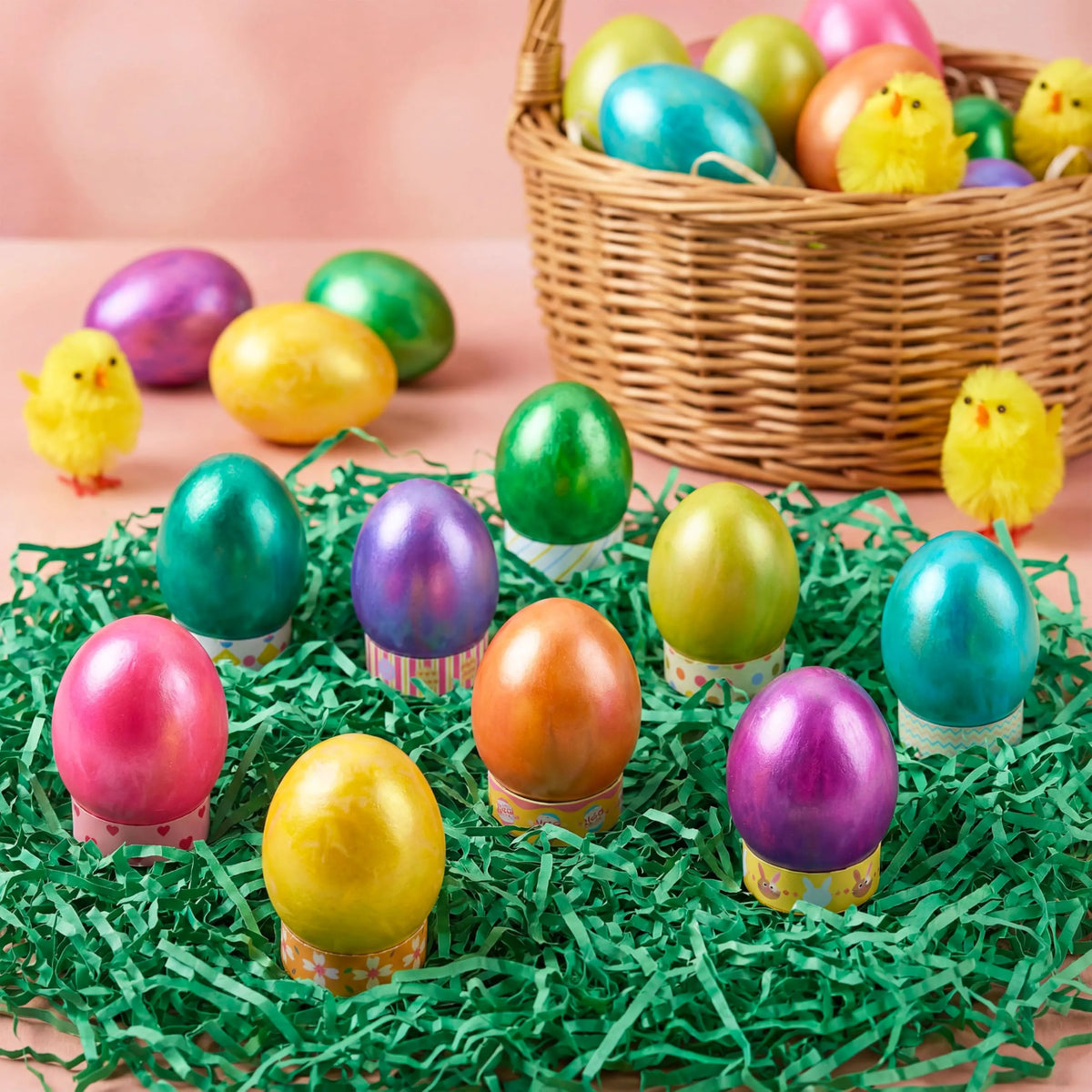 34-Piece Easter Egg Dye DIY Kit for Kids' Activities & Parties