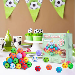 36 Pack Soccer Fidget Spinners - Kids Soccer Party Favors & Fidget Toys Bulk