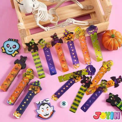 36 Halloween Bookmark Rulers, 6 Designs