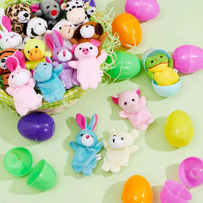 36-Piece Animal Finger Puppets with Easter Eggs