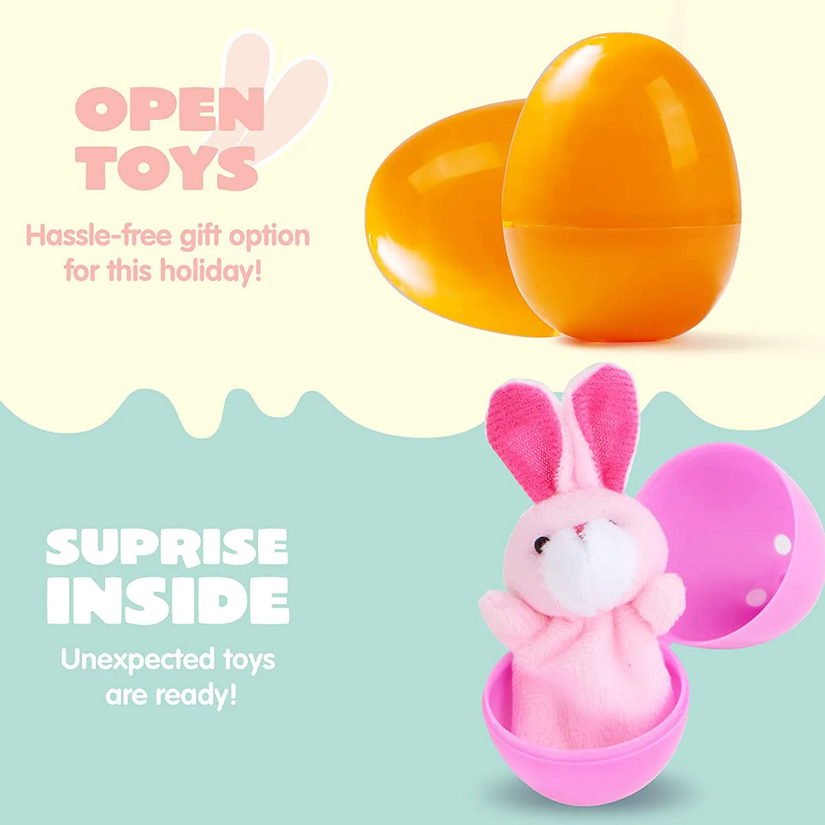 36-Piece Animal Finger Puppets with Easter Eggs