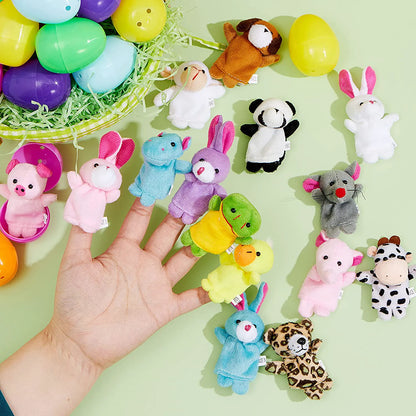 36-Piece Animal Finger Puppets with Easter Eggs