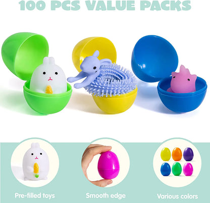 36-Piece Assorted Toy Prefilled Easter Eggs