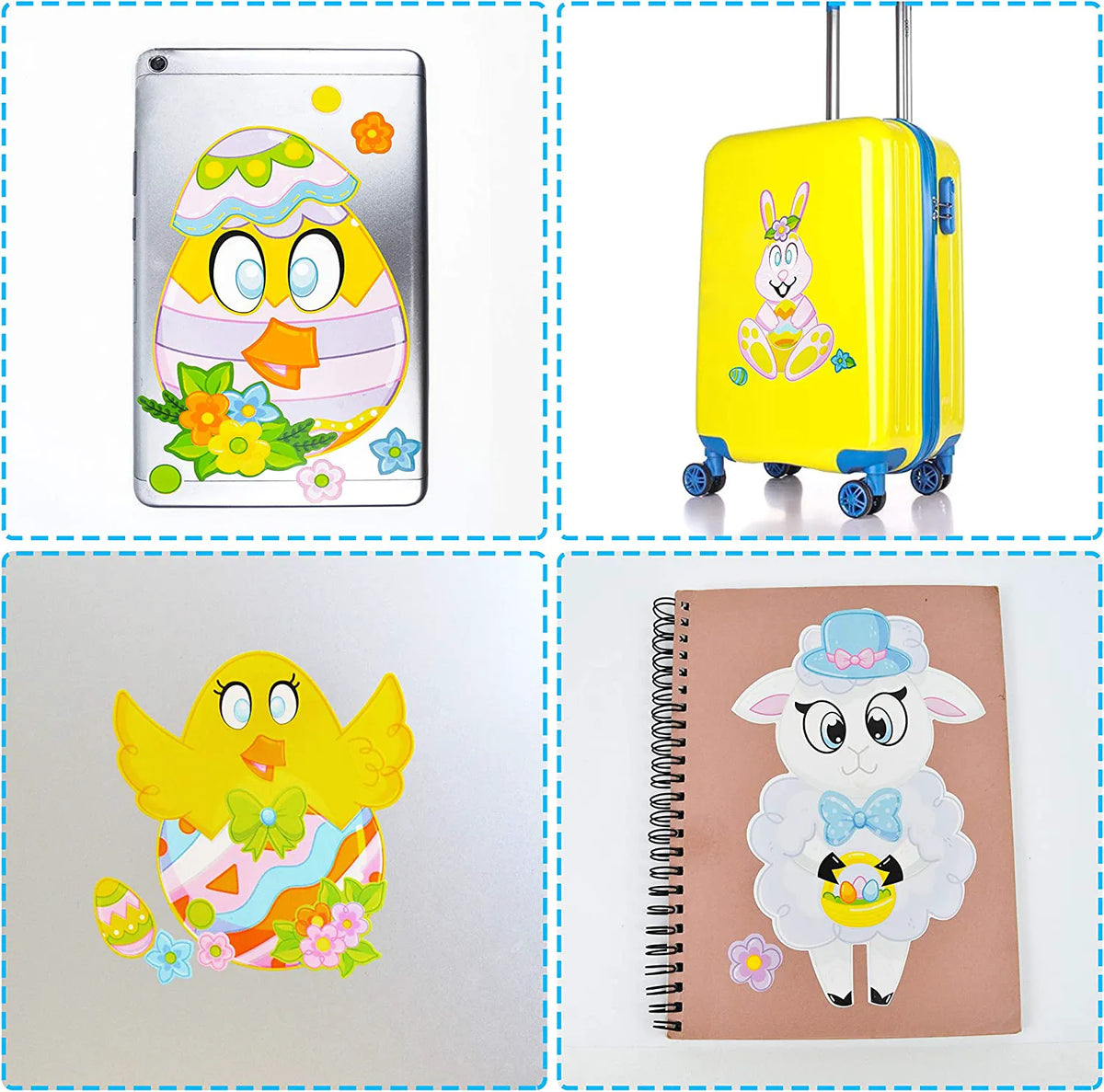 36-Pack Easter Mix & Match Make-a-Face Animal Stickers