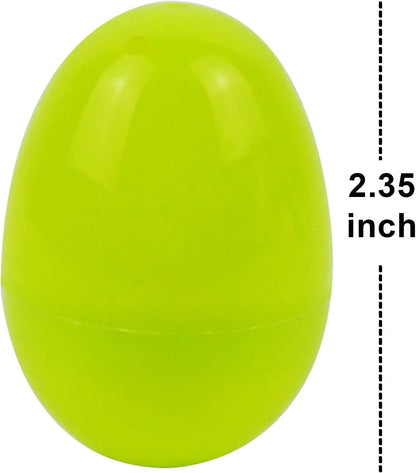 36 Prefilled Easter Eggs with 2.35-Inch Animal Plush Toys for Easter Egg Hunt