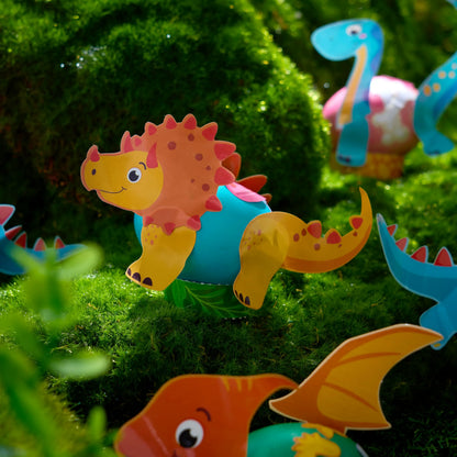37-Piece Dinosaur Easter Egg Dye Kit for Party & Egg Hunt