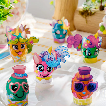 37-Piece Unicorn Easter Egg Dye Kit for Kids' Parties & Activities