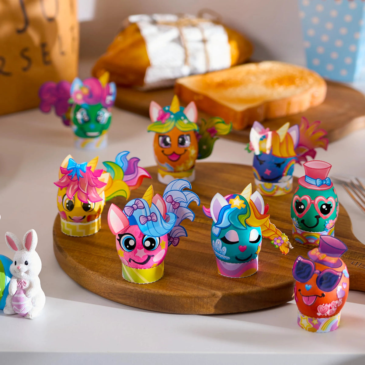 37-Piece Unicorn Easter Egg Dye Kit for Kids' Parties & Activities