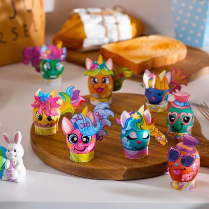 37-Piece Unicorn Easter Egg Dye Kit for Kids' Parties & Activities