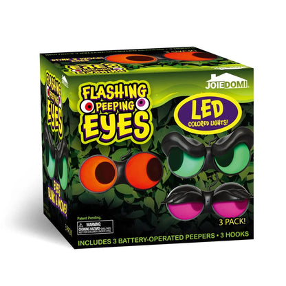 3-Pack Halloween Animated Flashing Peeping Eyes