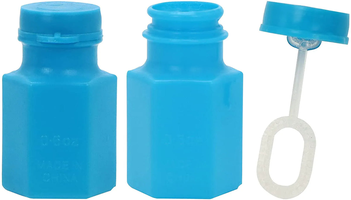 6 Colors Mini Bubble Bottles, 24 Pack
