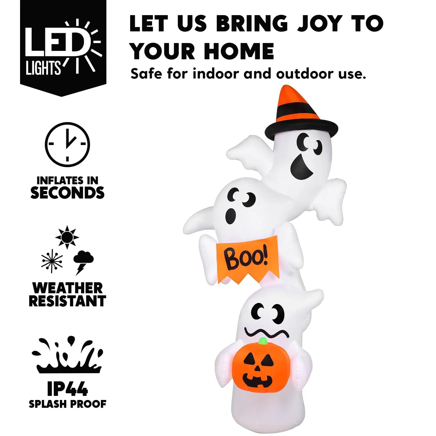 9ft Halloween Inflatable Ghost Outdoor Decoration