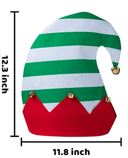Classic Elf Hats (3-Pack, Unisex)