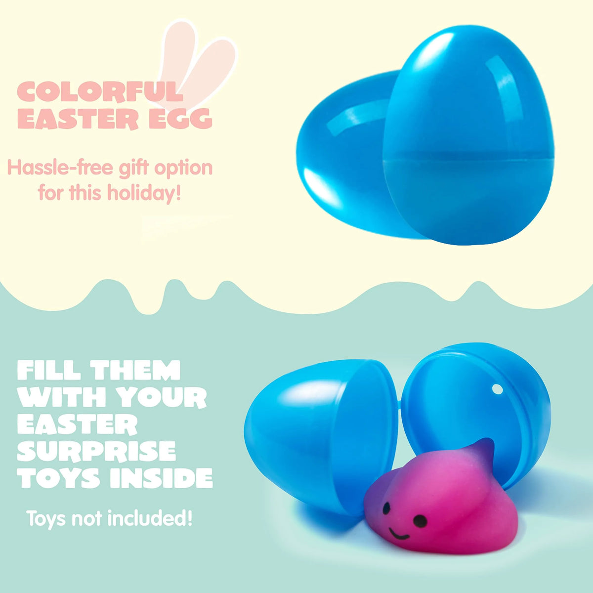 1000 Bulk Empty Fillable Easter Eggs for Easter Egg Hunt
