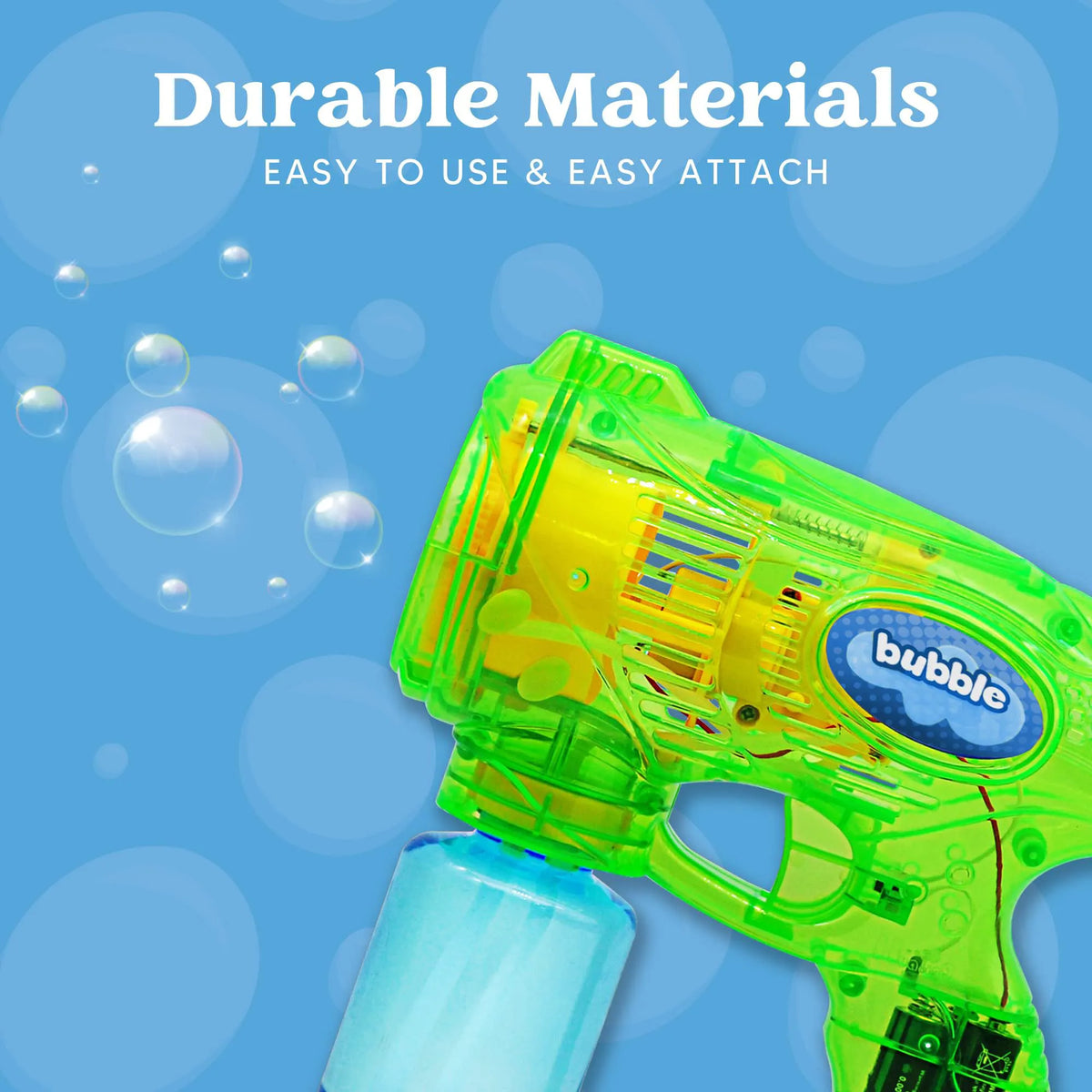 2 Bubble Guns in Green and Blue