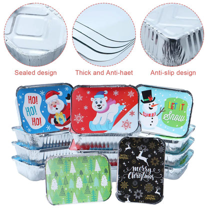 36 Christmas Cookie Tins with Lids for Gift Giving