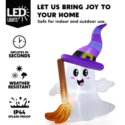 6FT Halloween Inflatable Ghost Outdoor Decoration