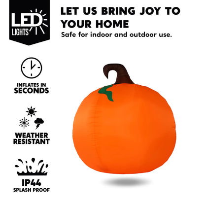 5ft Halloween Inflatable Pumpkin Outdoor Decoration