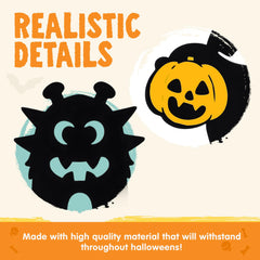 6-Pack Monster Yard Stakes for Halloween Lawn Decor