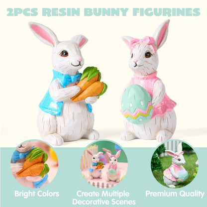 Easter Bunny Decor Set of 2