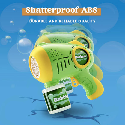 2-Pack Light-Up Automatic Bubble Guns with 4 Bottles of Bubble Solution