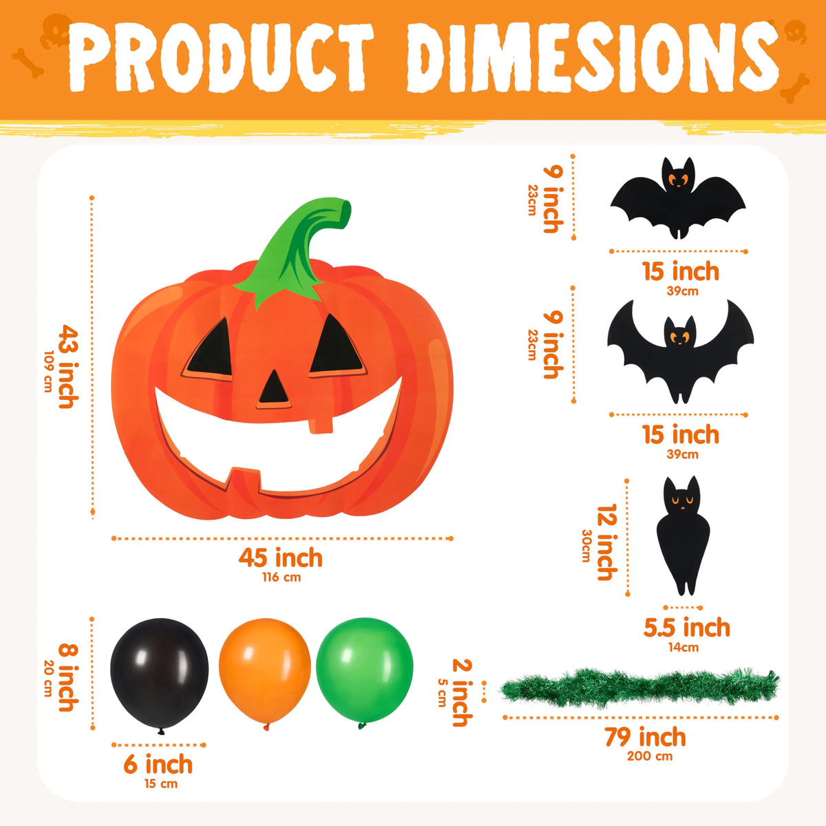 Halloween Pumpkin Carving Decorations Kit with Pumpkin