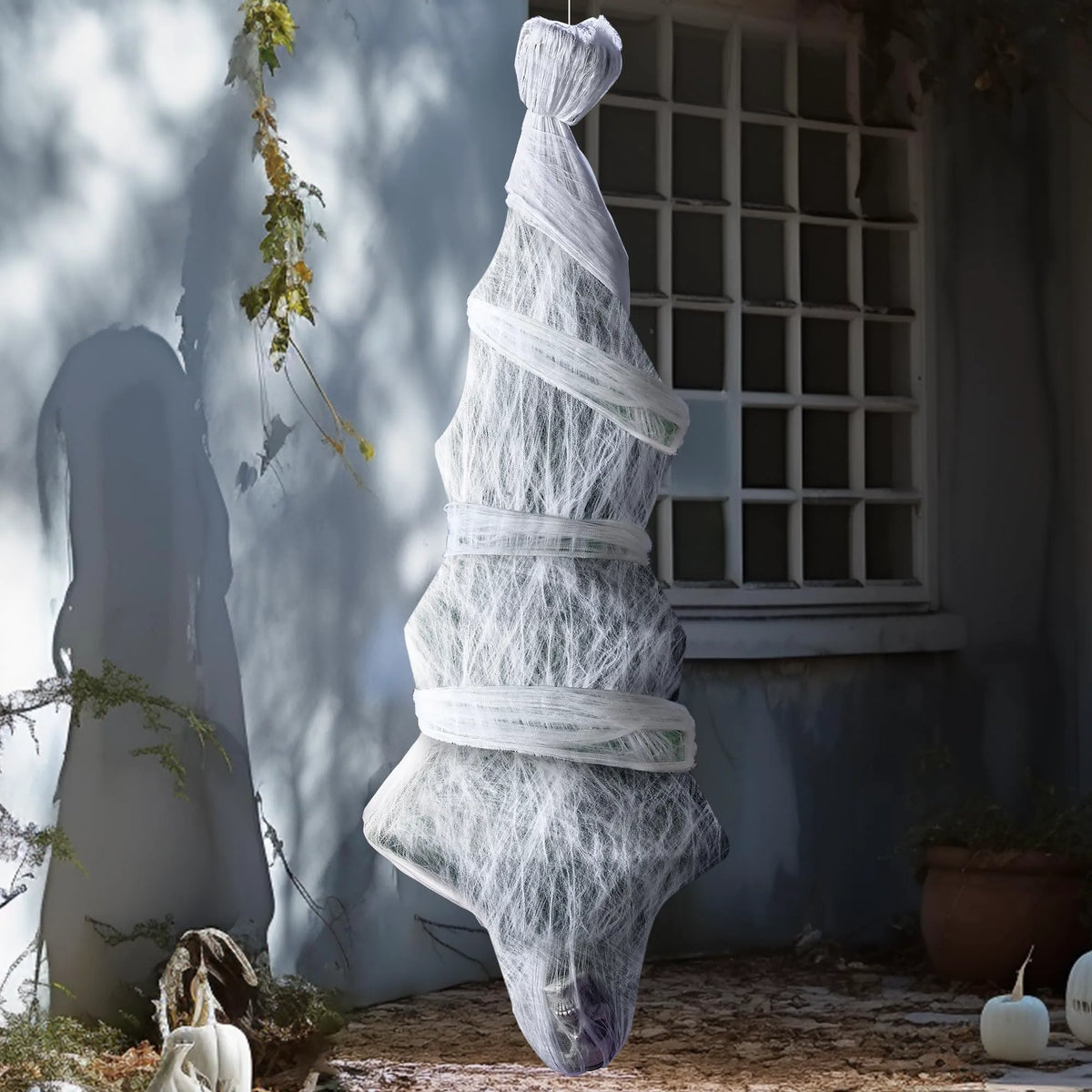 72-Inch Halloween Hanging Cocoon Corpse Outdoor Decoration