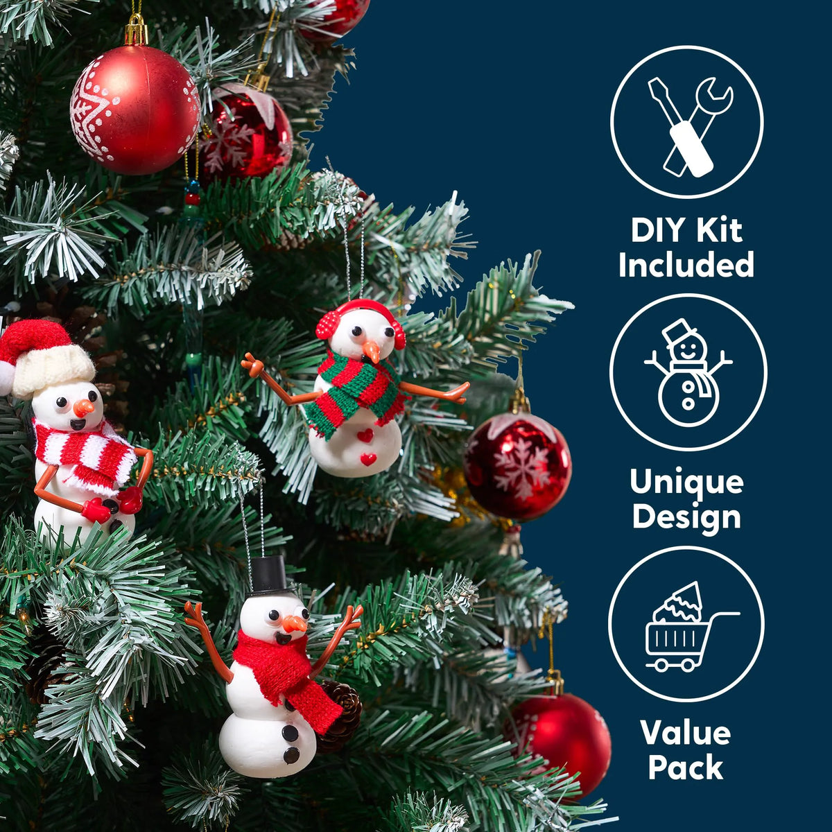 DIY Christmas Snowman Craft Kit