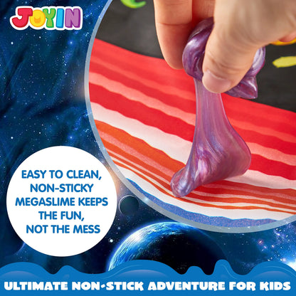 24 Pack Galaxy Slime Balls Party Favors