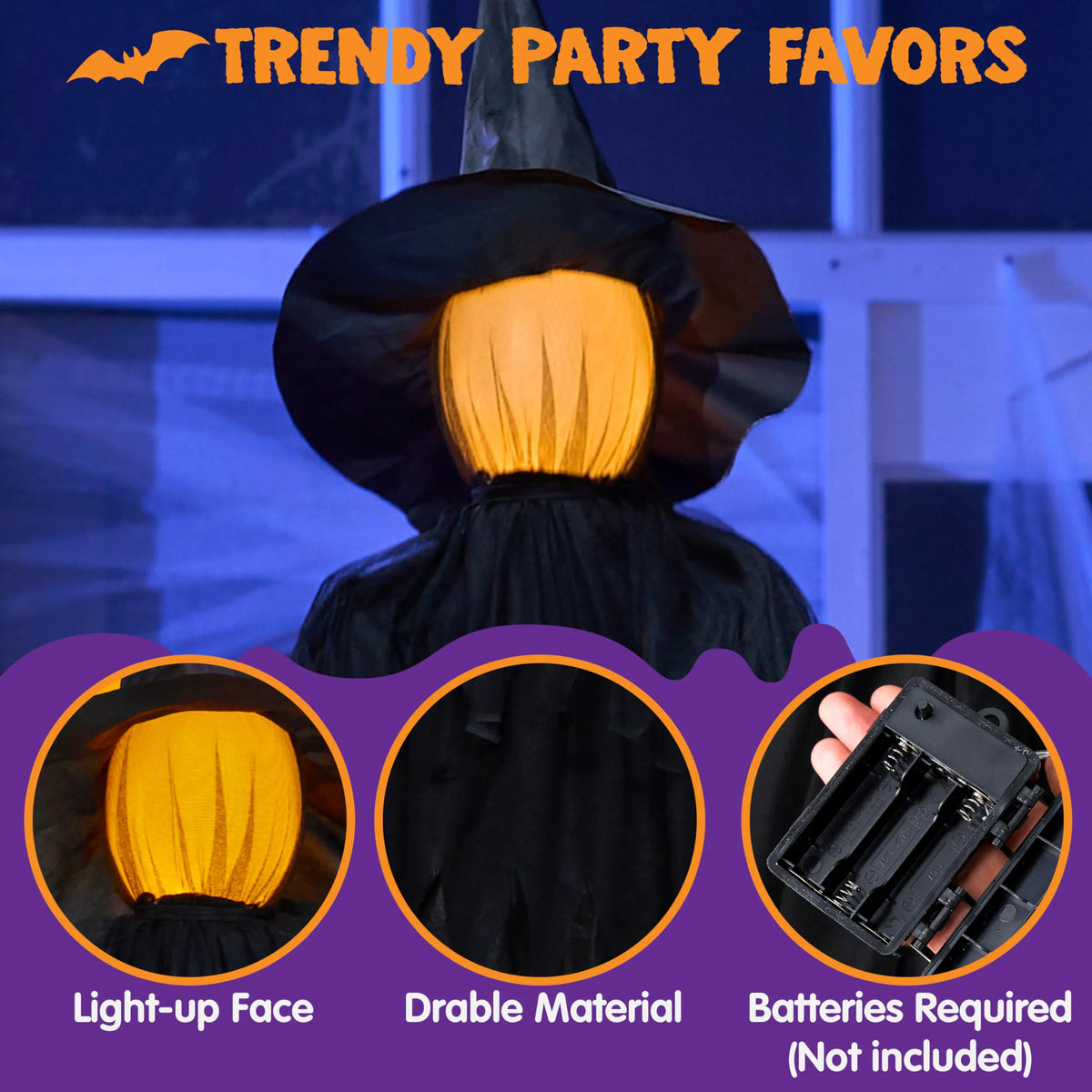 5FT Halloween Witch Outdoor Decoration