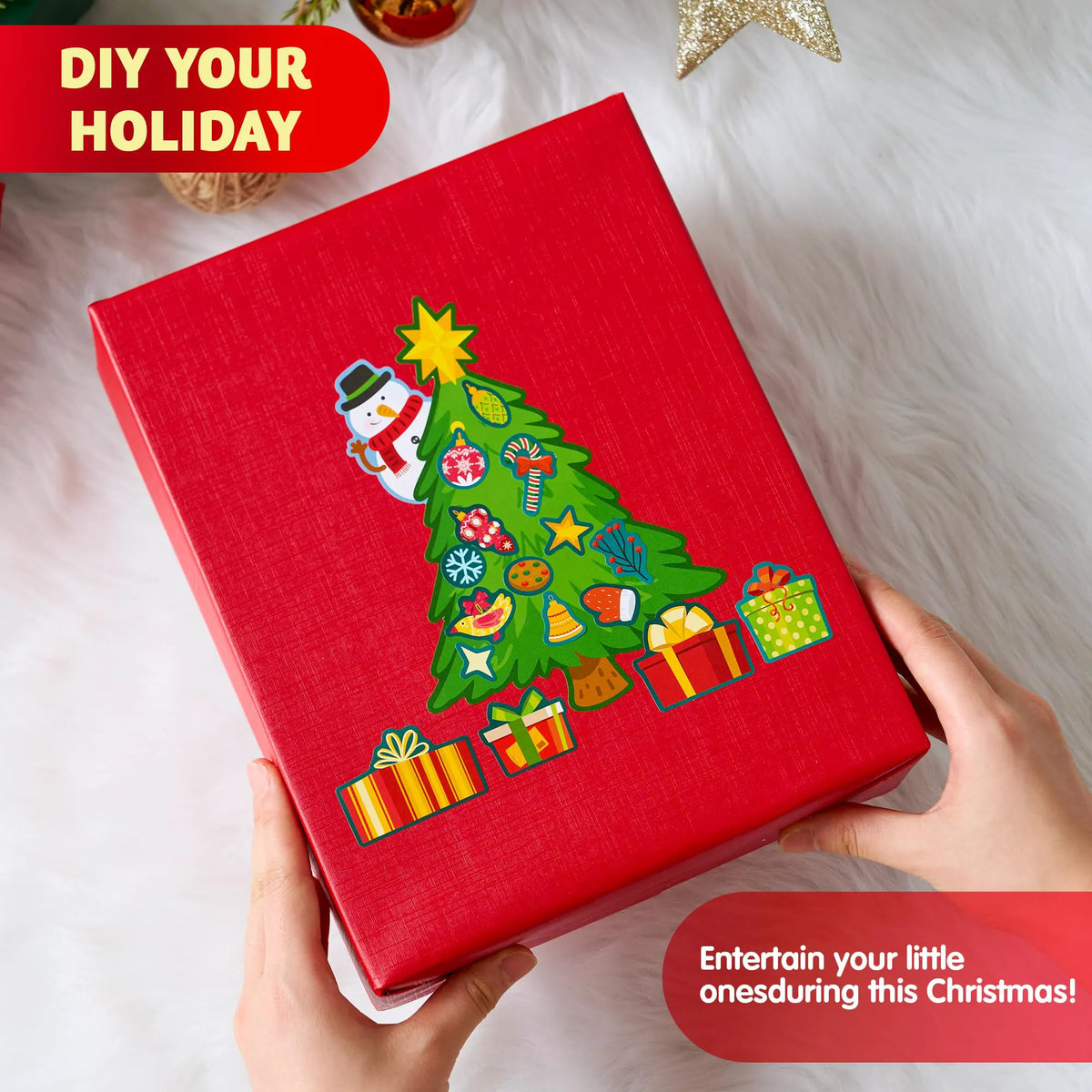 48 Christmas Sticker Sheets for Kids' Crafts