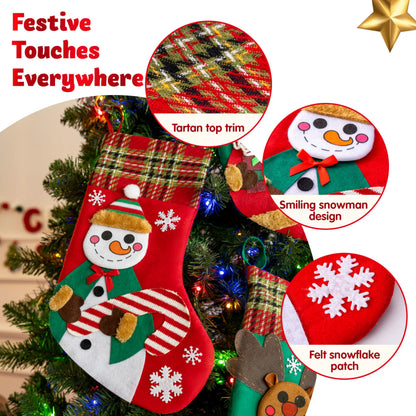 3 Pack 18-Inch Christmas Stockings Set