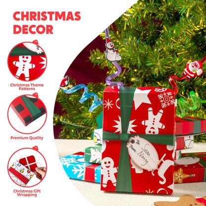 6 Christmas Card Holders in Gift Boxes