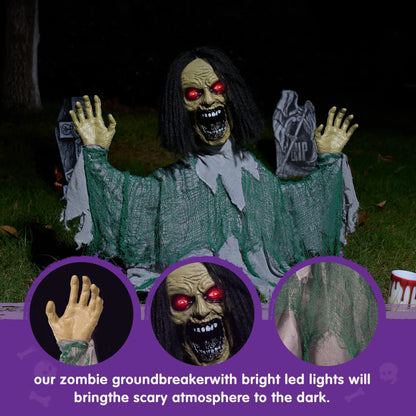 Half-Body Animatronic Zombie Groundbreaker