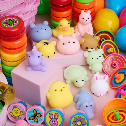 400 Prefilled Easter Eggs with Assorted Toys Inside, Plus 400 Stickers